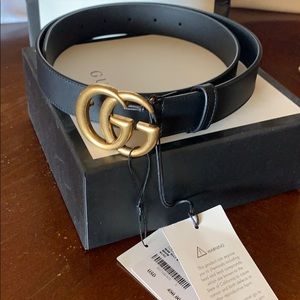 Double G Leather Belt